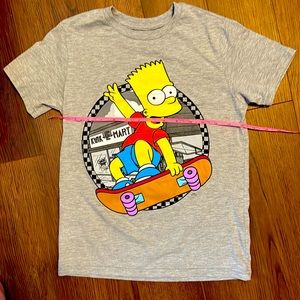 Size Medium childrens Bart Simpson short sleeve T-shirt
